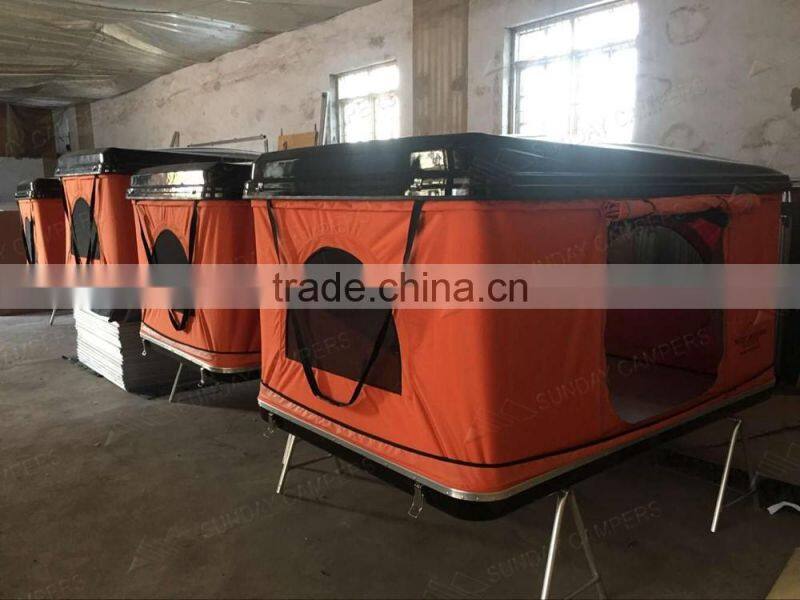 2017 Top rated 4Wd Sunday campers hard shell roof top tent