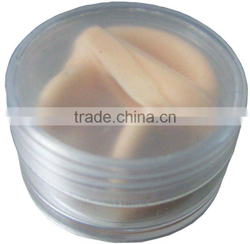 earplug earmuff nose clip set with nose clip packed