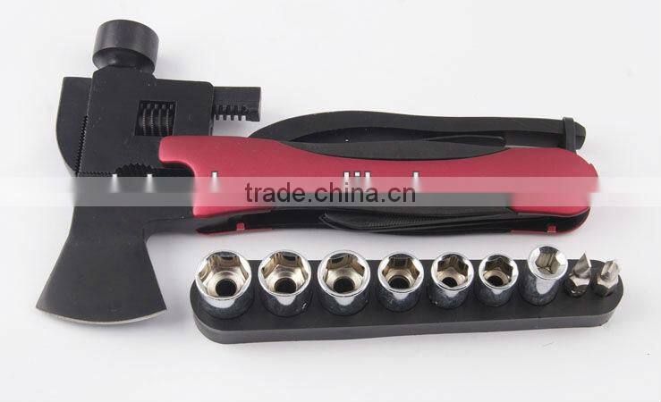 2014 new Hammer wrench Multi-function hammer promotion tool color wood handle B-8931ABT3-34
