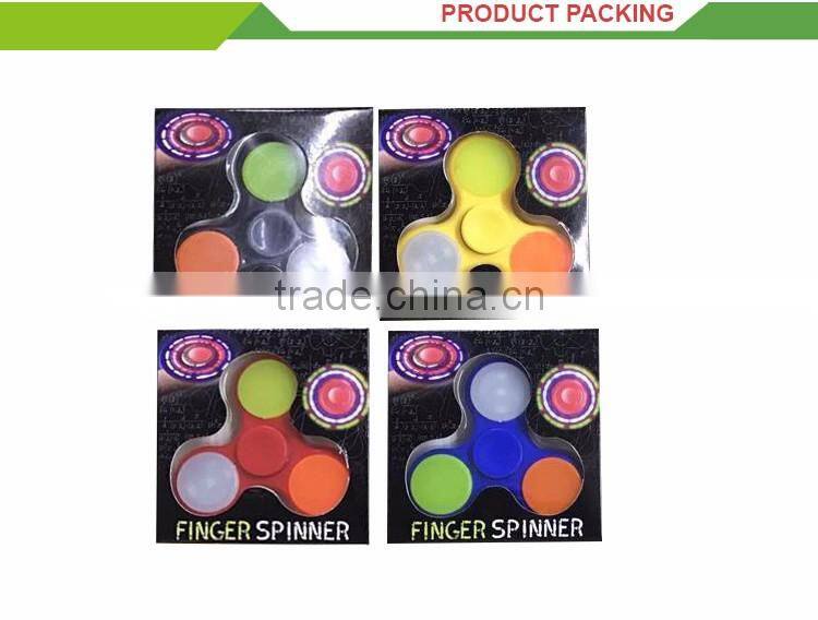 Hot sale gyroscope set hand light spinner toy