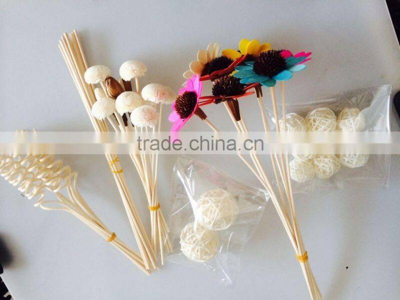 Round aroma air freshener wooden cap 3.5X3.5CM