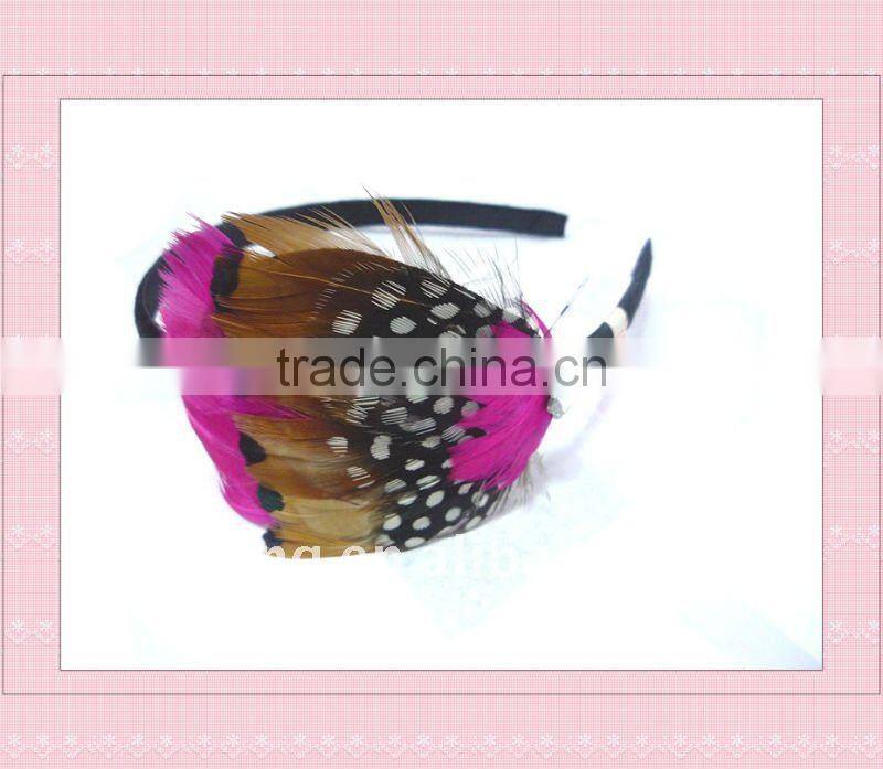 2014 fashion feather headband