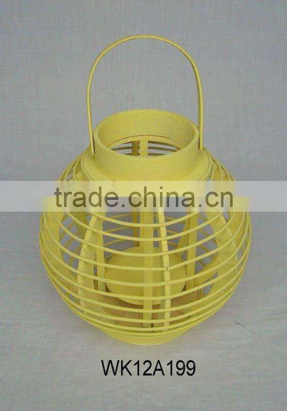 2013 New designed flower bamboo hanging lantern paper lantern