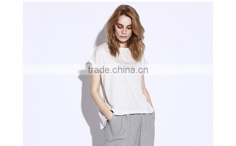 100% cotton loose ladies blouse ,blouses top ,blouses for women