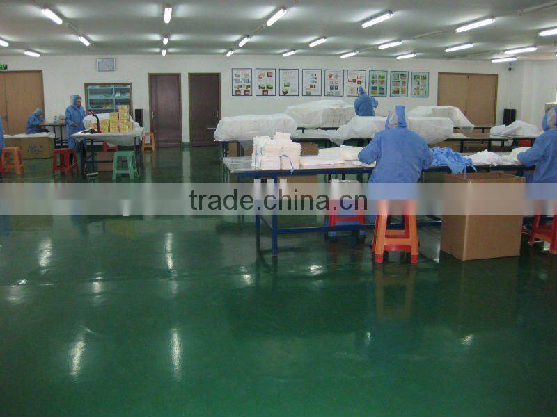 Knit Cuff Blockade Unisex Doctor and Nurse Rinforced Gown