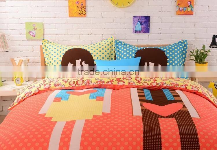 100%cotton adult cartoon bedding set