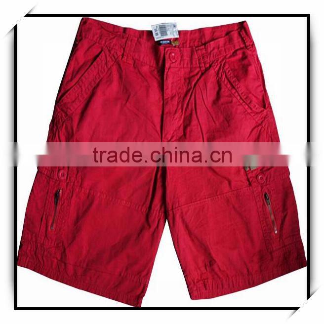 hot stock mens 3/4 cargo shorts