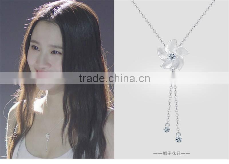 2017 New design 925 sterling silver windmill pendant necklace