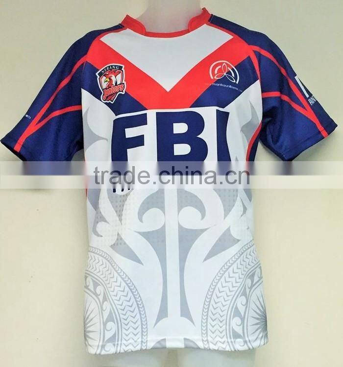 2016 New arrival custom rugby jersey rugby wear rugby uniform