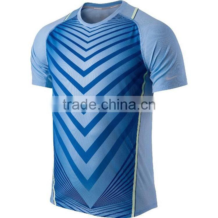 K-Road Custom running shirts for men, sublimation printing short sleeves dry fit shirts