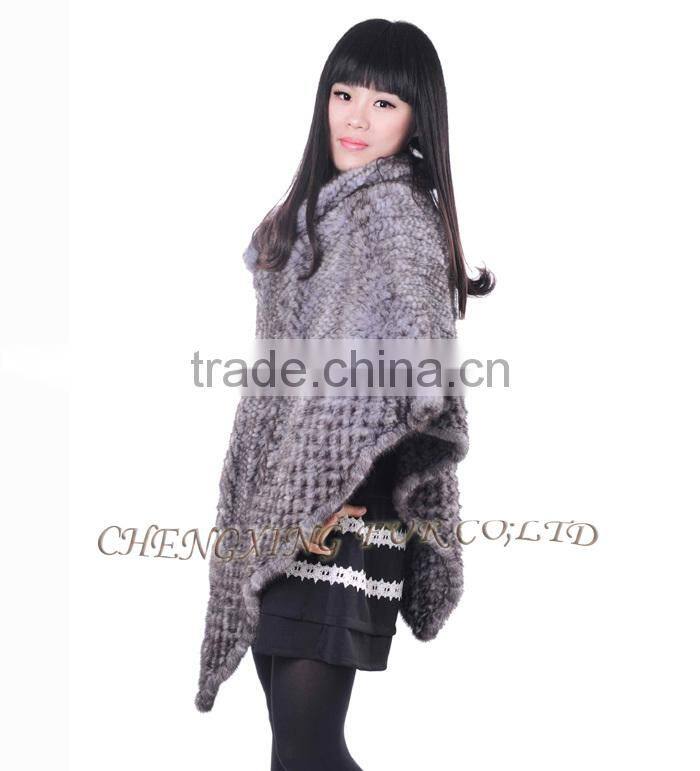 CX-B-M-33E Fashion In-stock Free Size Shawl/ Mink Fur Lady's Fur Cape