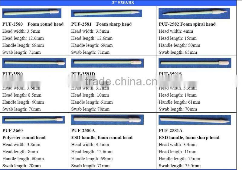 foam swabs for cleaning print head