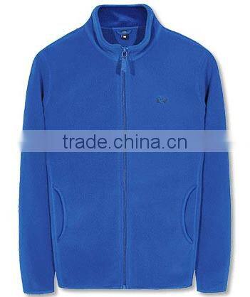 Cheaper customized designs polar fleece jackets wholesale warm Good quality stand collar jackets
