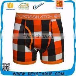 Stripe Printed Cotton Spandex Man Underwear Boxers