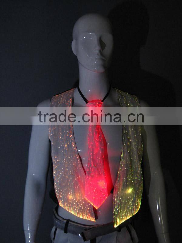 Latest design high quality gift led luminous mens neck ties