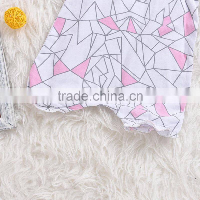 S60687B 2017 New Summer Children Harness Girl Cotton Climbing Baby Jumpsuit Overall Girl