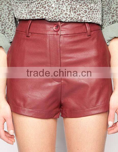 Amazing Europe United States to restore ancient ways fan joker wine red high waist lederhosen