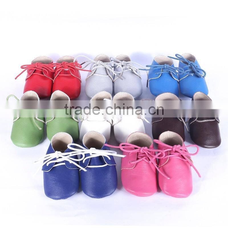 sheep skin baby genuine leather shoes, italian leather baby shoes
