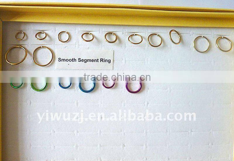 spiral tongue industrial barbell ring body jewelry