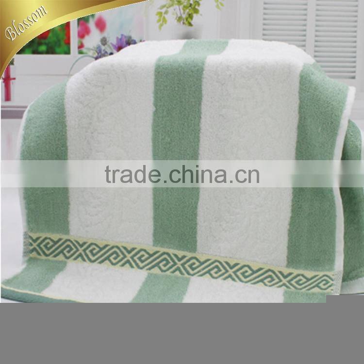 home textile made in china jacquard yarn dyed bamboo towel face 40*60cm
