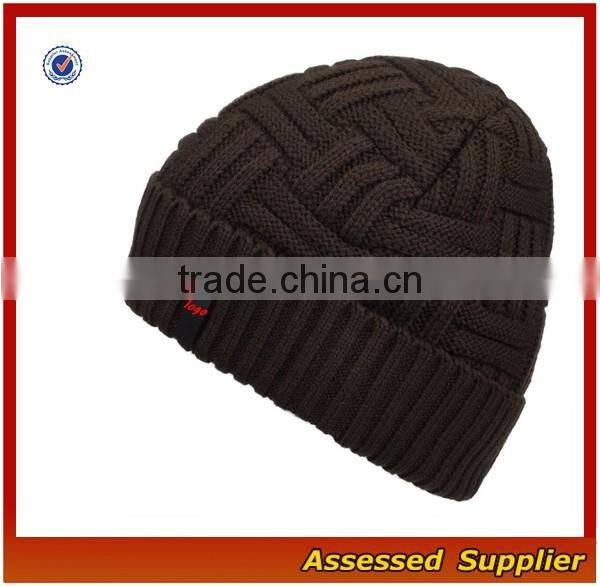 ZT-0088High Quality beanie hat and cap for men and women acrylic winter knitted beabie cap custom