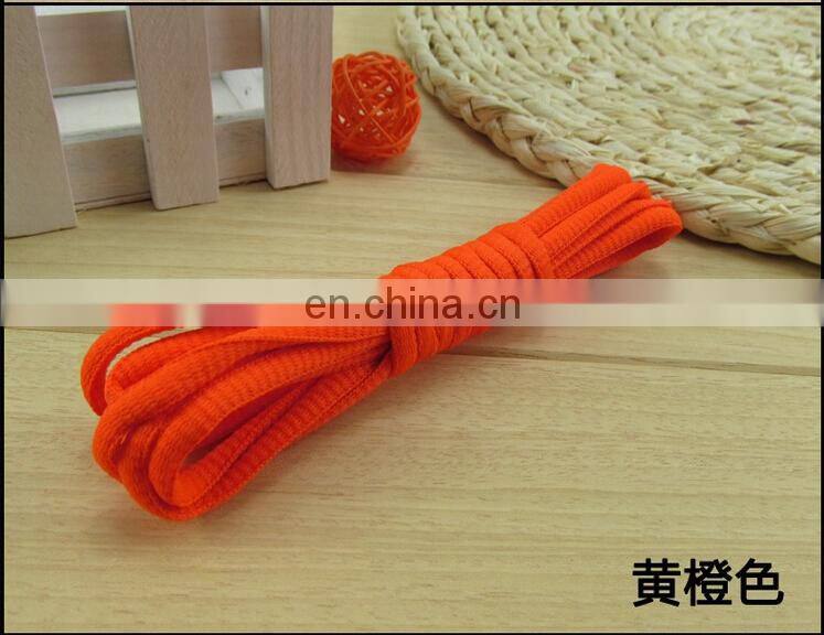 Strong fashinable 5mm polyester round shoelace