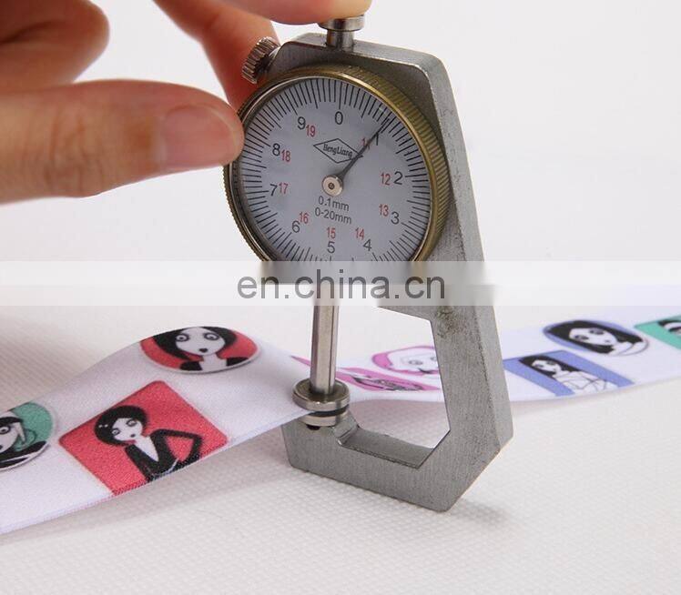 3cm custom printed elastic waistband