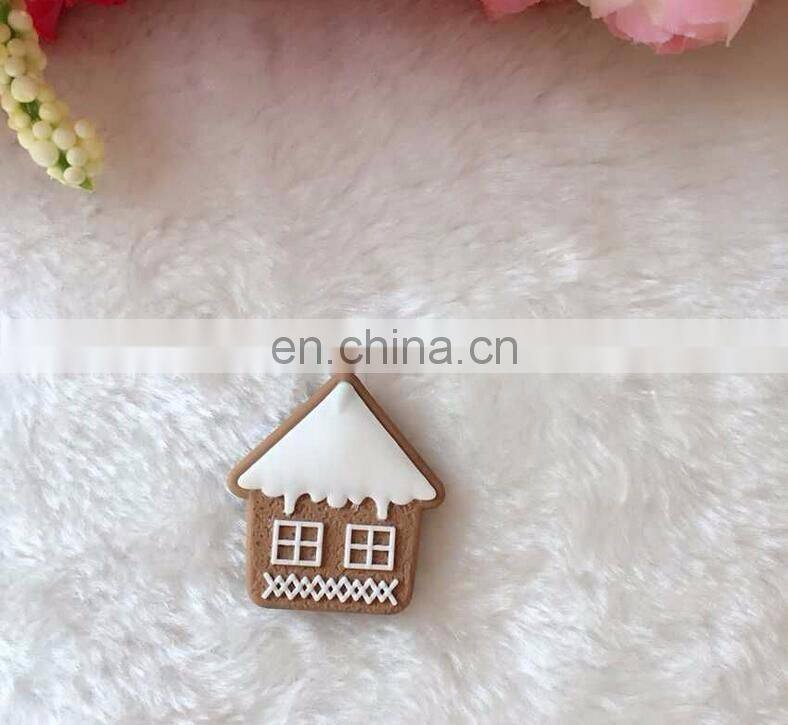 Mix Design Cartoon Snowflake Biscuits Hanging Christmas Tree Ornament Hand Made Polymer Clay Christmas Decorations