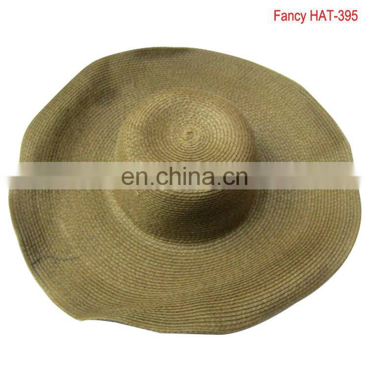 Wholesale Cheapest Solid color paper hat straw hats