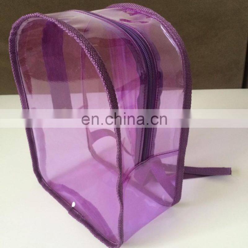 Clear Transparent PVC Multi-pockets School Backpack Outdoor Backpack