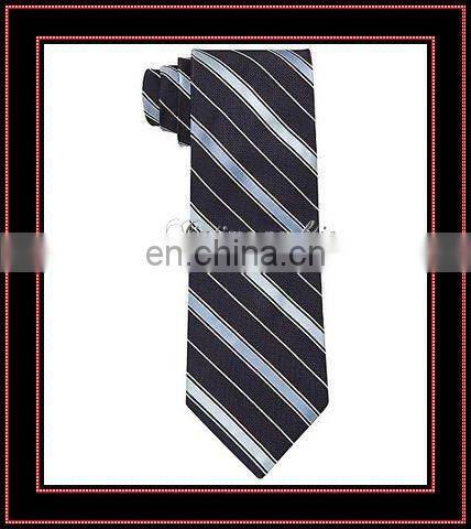 stripe silk & microfiber necktie