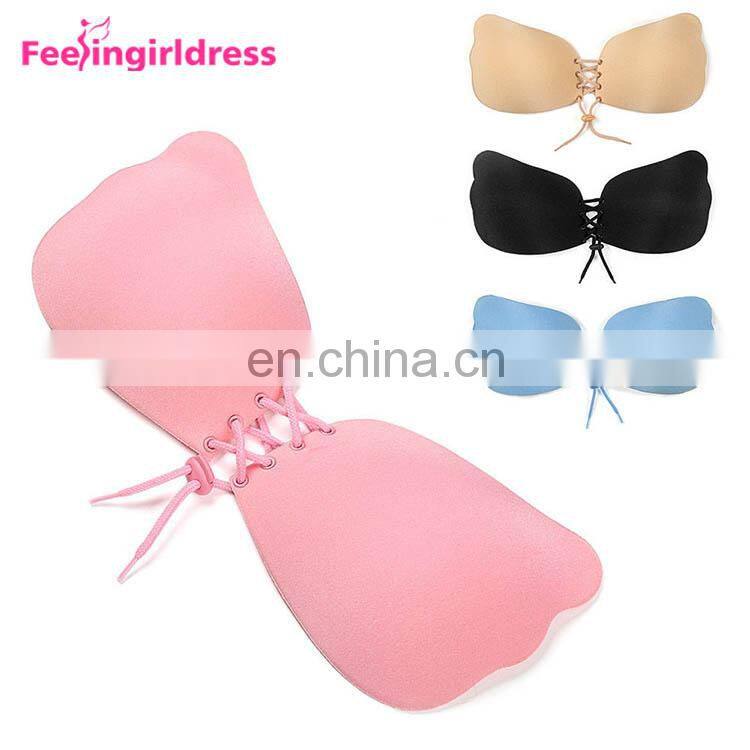 Factory Price Self Adhesive Ladies Top Quality Invisible Strapless Bra