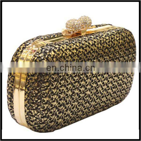 2015 China straw bag wholesalers, colorful straw clutch bag, fashion ladies straw bag