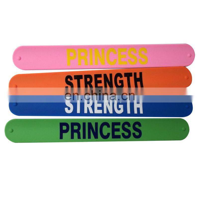 stylish logos printable cheap custom silicone wristband