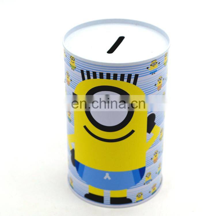 custom printed money tins/rectangular money saving tin box/coin tin box