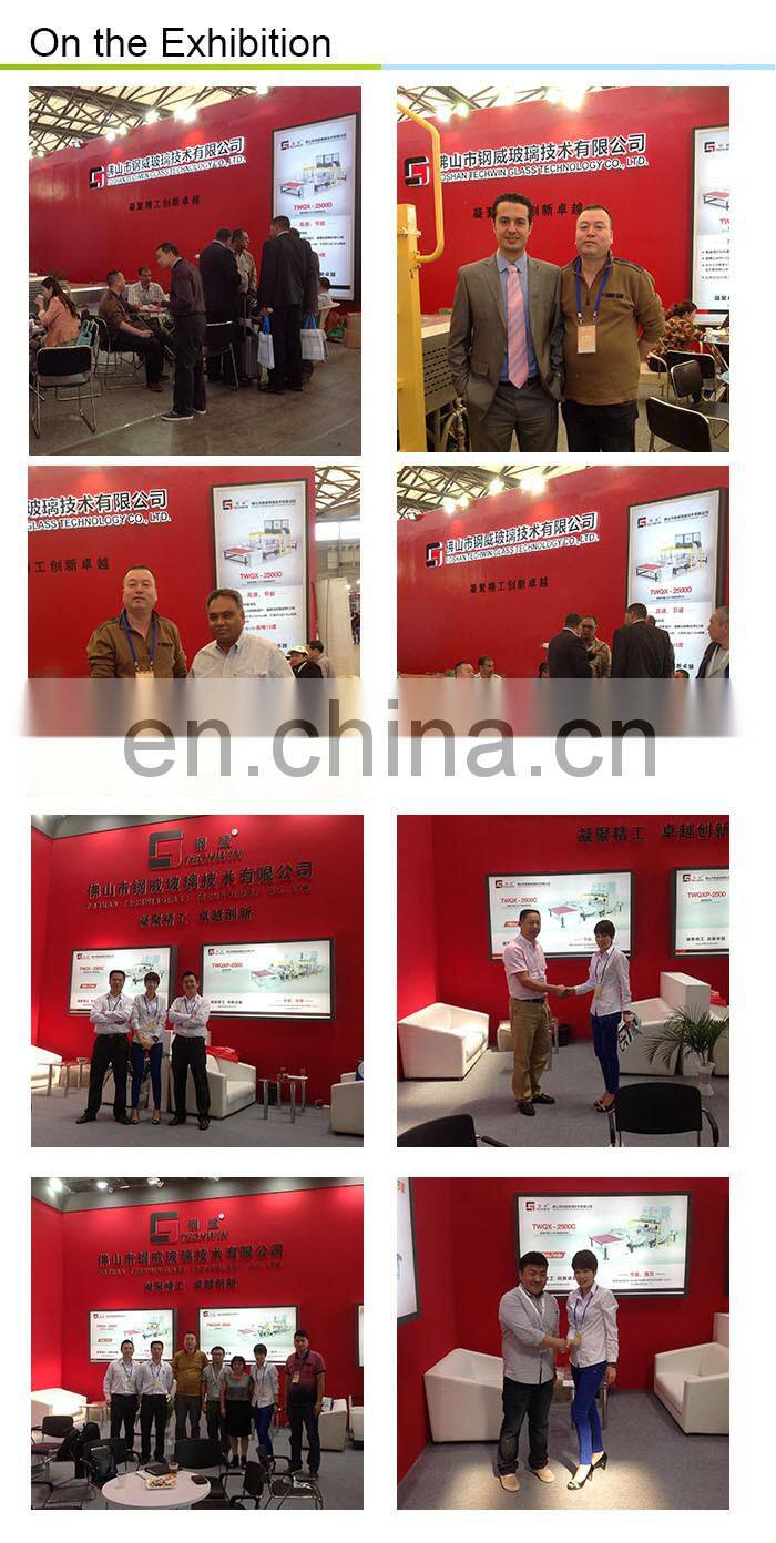 Techwin CNC glass double head drilling machine 450