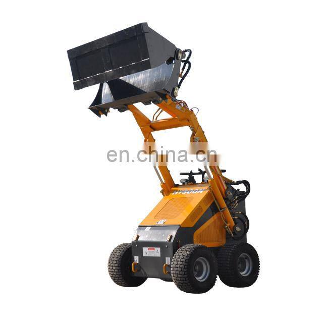 mini skid steer loader backhoe excavator 4 in 1 bucket