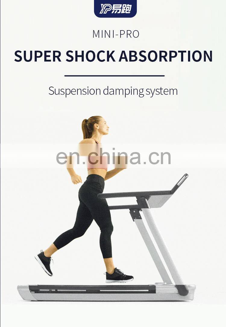 YPOO New for 2020 super shock absorption home use mini electric foldable running machine best treadmill
