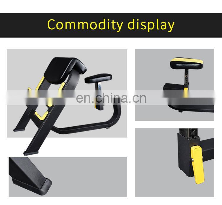 gym weight loss machine/Preacher fitness Curl trainer