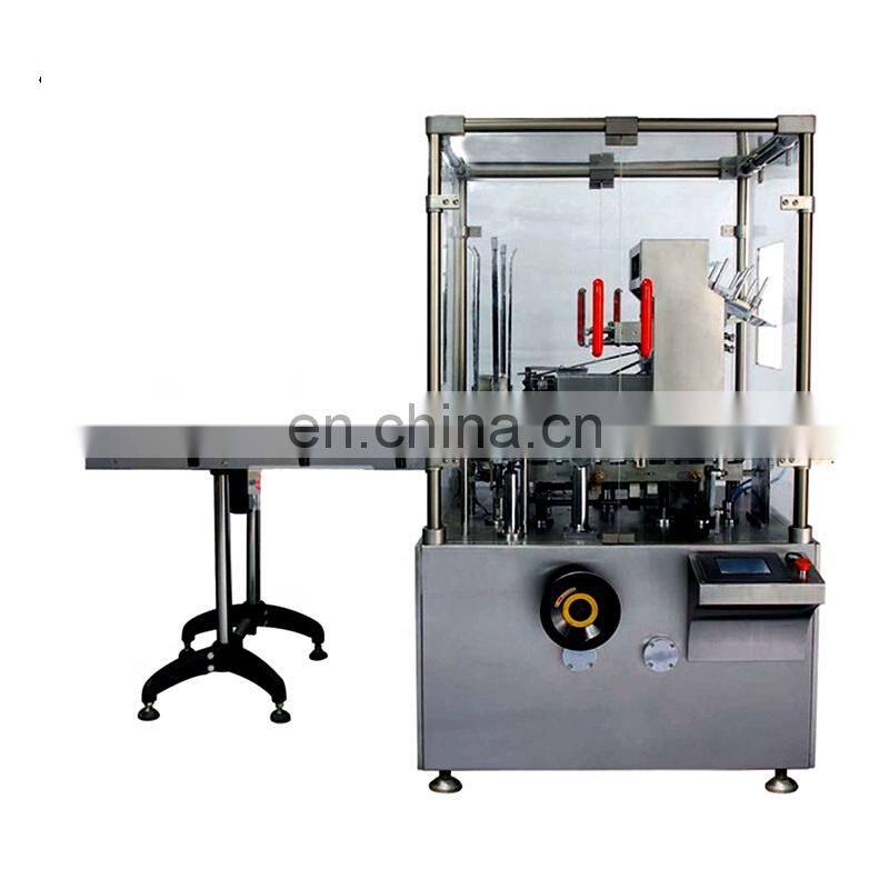 PLC Control High Speed Automatic Continuous Tablet Bottle Cartoning Machine