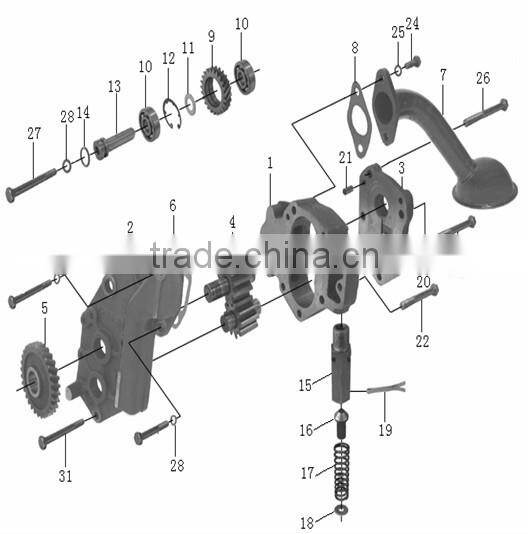 car diesel engine oil pump