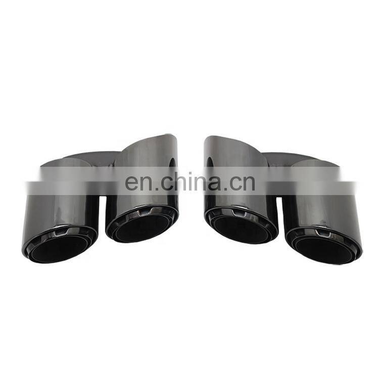 2017 year Hottest Design Performance three layers Chroming Black Exhaust tips muffler pipe fit for Porsche Panamera 971