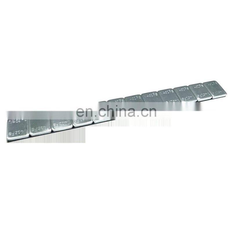 grey coated stick on adhesive wheel weights Fe lead zn material with high quality