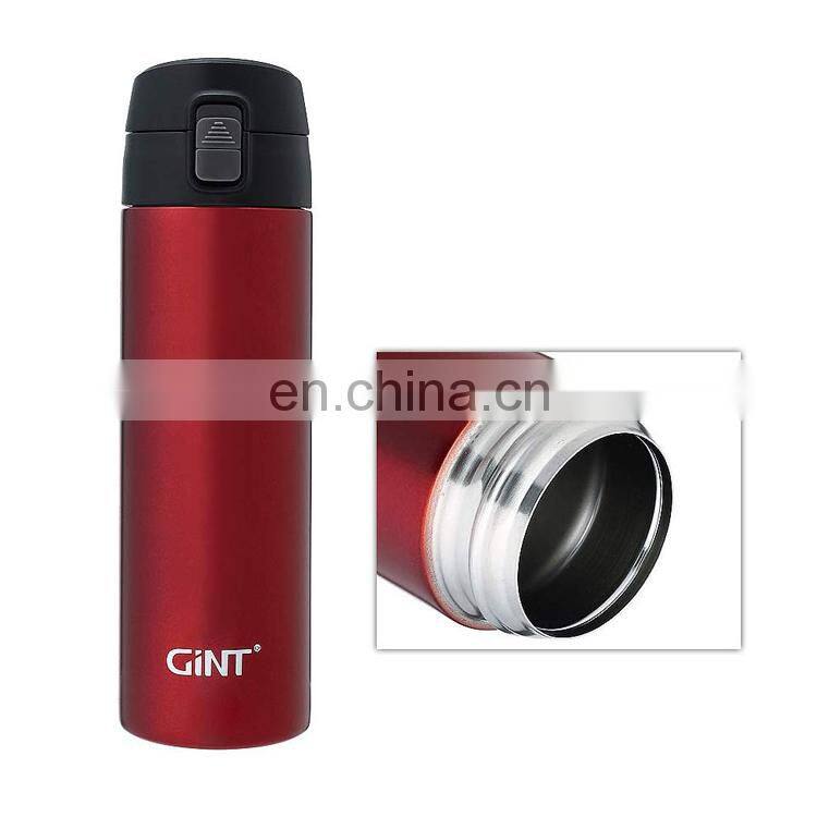 GINT 500ml Portable Customer Logo Insulated Stainless Steel Water Bottle