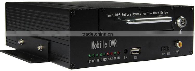 3g gps full d1car dvr for remote access 4ch h.264 black box dvr automobile dvr