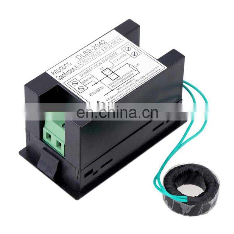 DL69-2042 LCD Digital dual Display AC Voltmeter Ammeter volt meter voltimetro amperimetro tester AC80-300V 0-100A