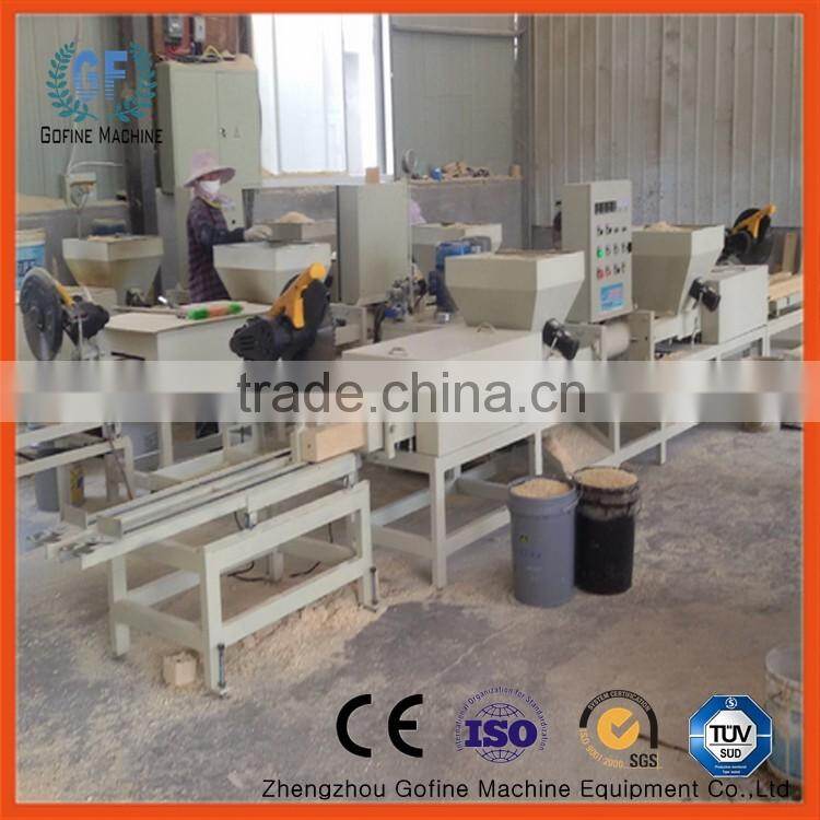 wood pallet feet block making machine