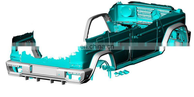 Modify Luxury G Class W463 Dry Carbon Fiber Car Bumper Body Kit for Mercedes Benz G500 G550 G63 AMG 2019UP