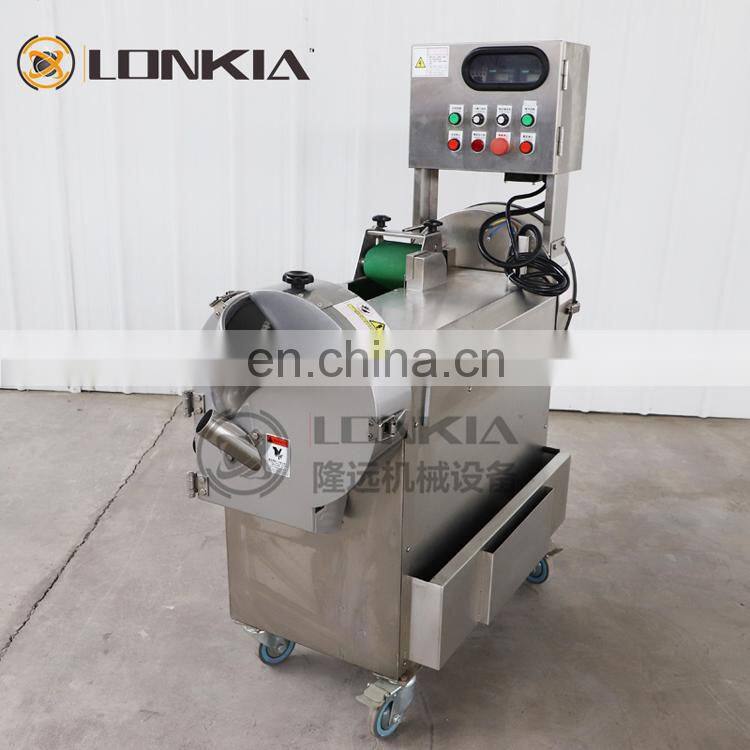 Stainless steel multi-function vegetable cutter /Automatic potato onion cutting machine / lettuce cutter
