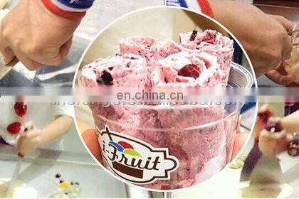 Fried Ice Cream Roll Making Machine